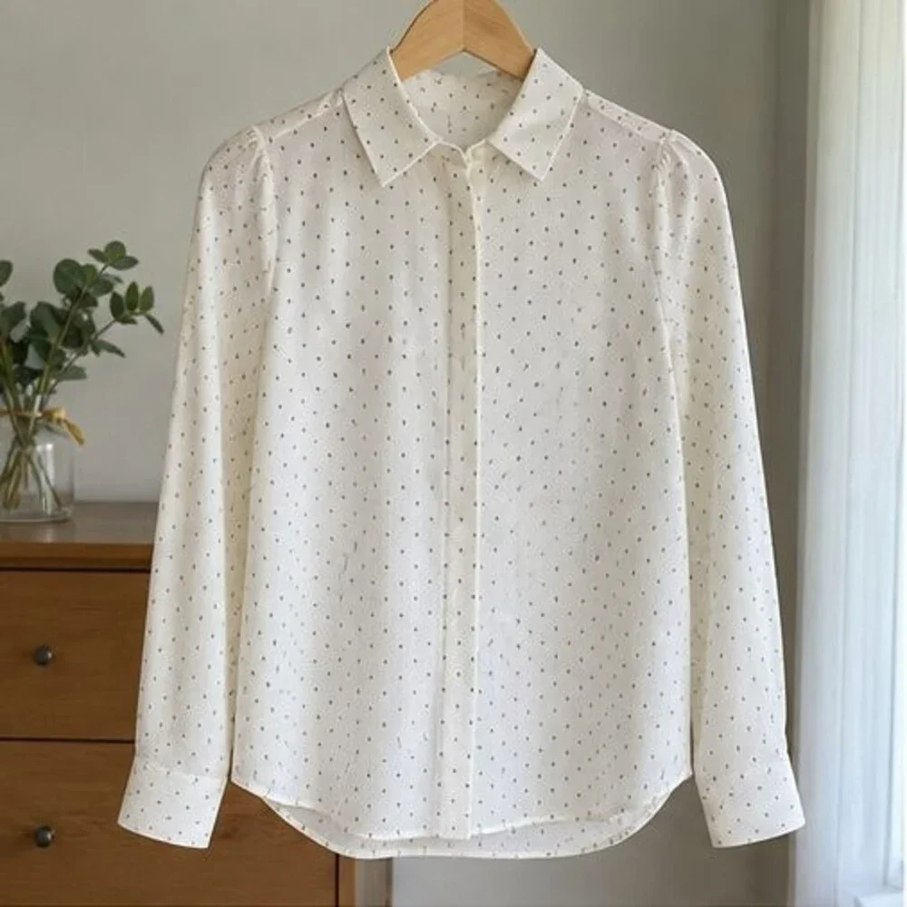 Mauve Ruffle Blouse